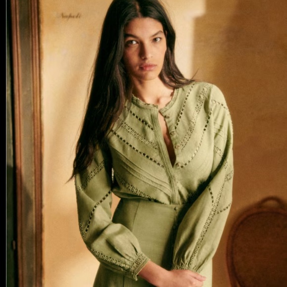 Sezane Athenais Blouse - Picture 1 of 10